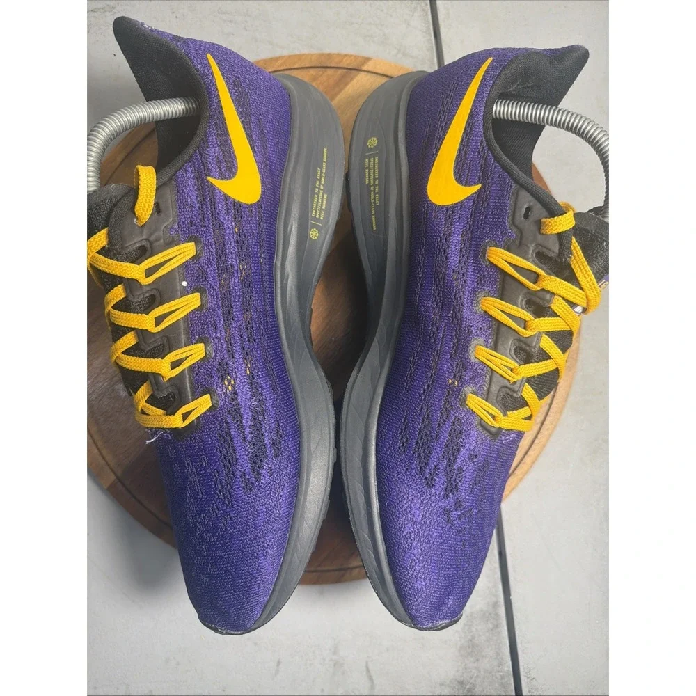 Nike Air Zoom Pegasus 36 LSU Tigers Mens 9 Sneaker Purple Gold CI2070-500